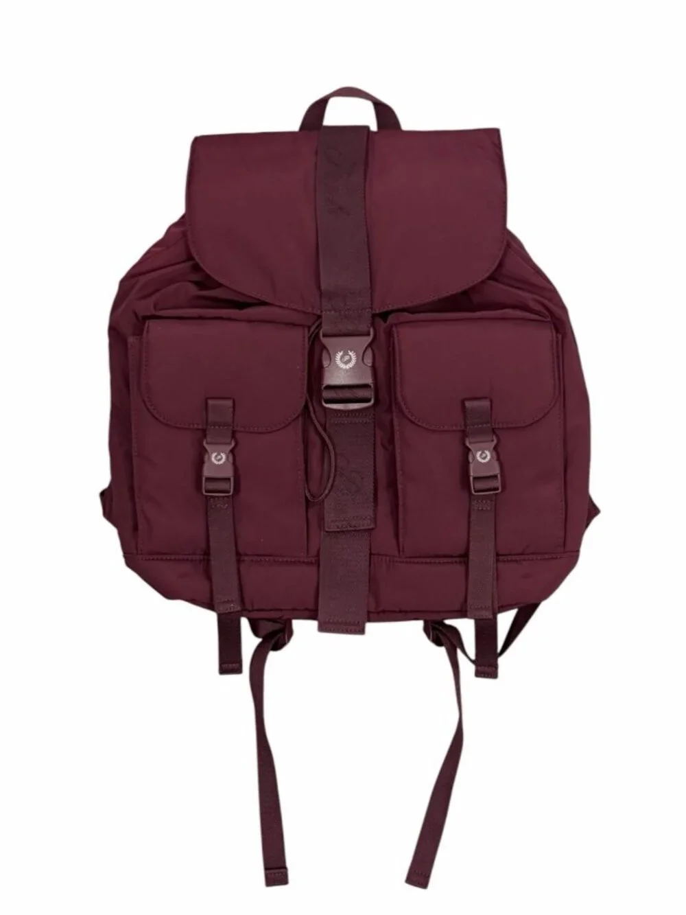 PINK Victoria's Secret Cargo Utility Backpack Carry All Burgundy Campus